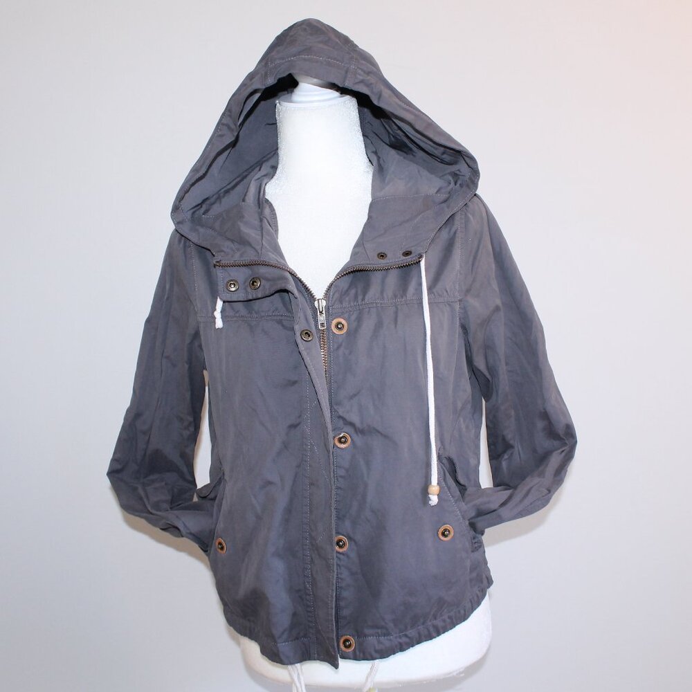 Garage Grey Super Soft Hooded Jacket Blouson Super Doux Sz Small